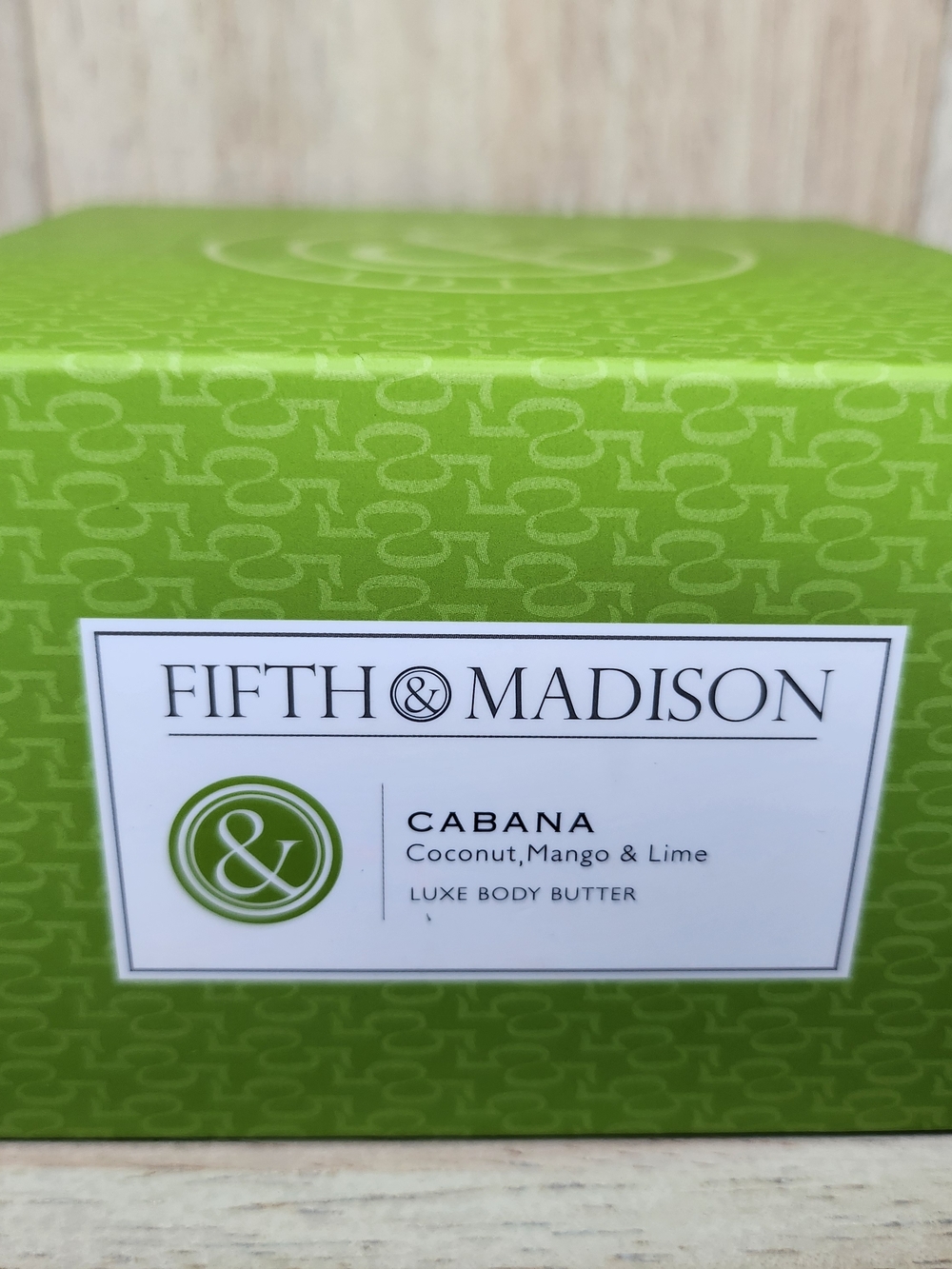 Fifth & Madison Luxe Body Butter-Coconut, Mango, and Lime Scent.